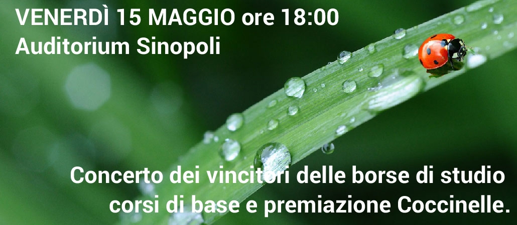Vincitori borse di studio e Coccinelle