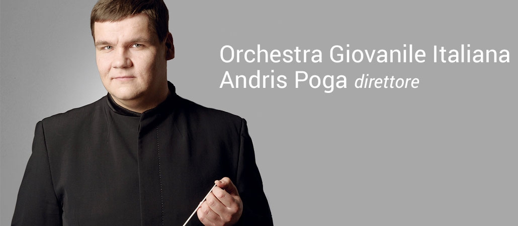 Andris Poga e l'Orchestra Giovanile Italiana a Torino