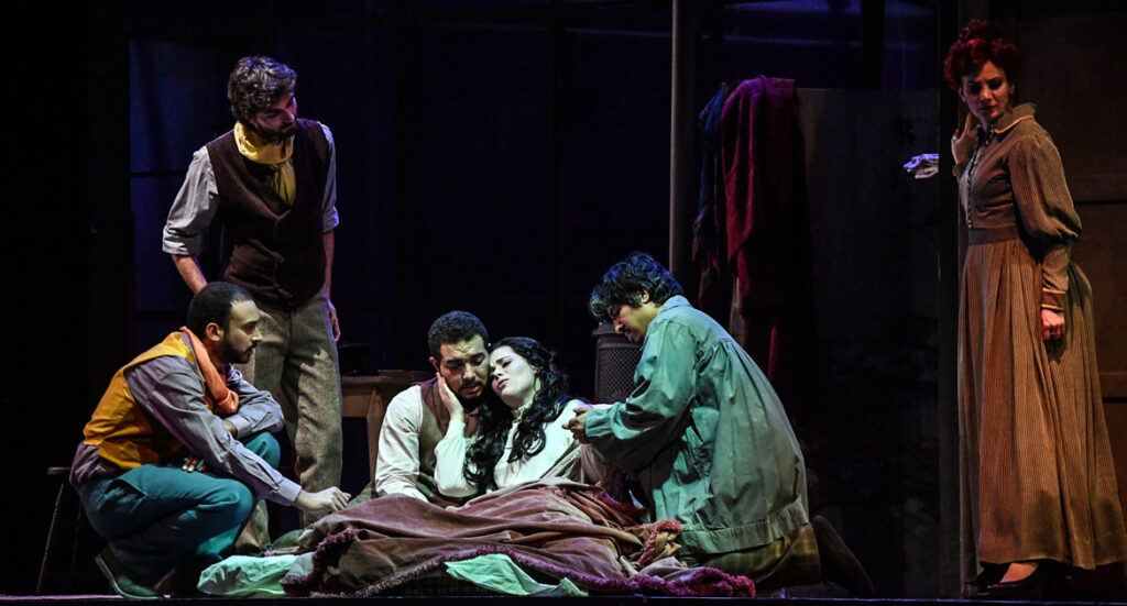 11 La boh#U00e8me_Teatro Goldoni Livorno_una scena atto 4_foto di Augusto Bizzi
