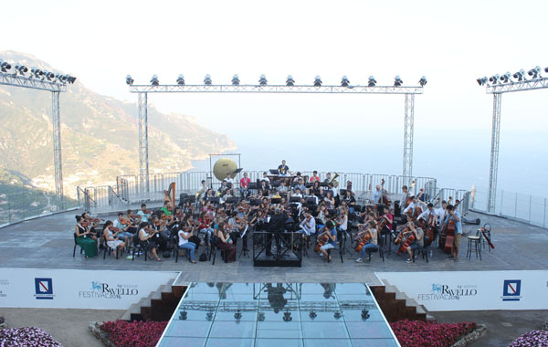 28-08-2016 Ravello Festival - Jeffrey Tate direttore - Belvedere di Villa Rufolo, Ravello